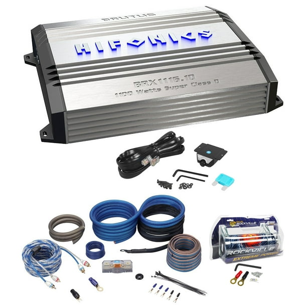 Hifonics BRX1116.1D 1100W Monoblock Class-D Car Audio Amplifier Brutus Amp NEW Hifonics BRX1116.1D 1100W Monoblock Class-D Car Audio Amplifier Brutus Amp NEW